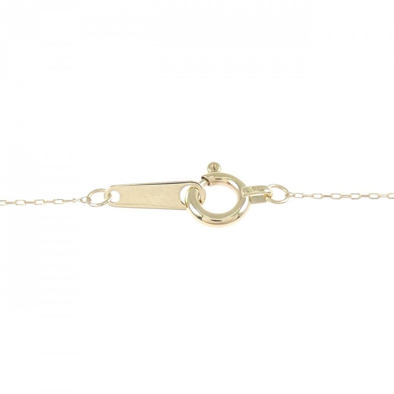 K10YG ホワイトトパーズ ネックレス