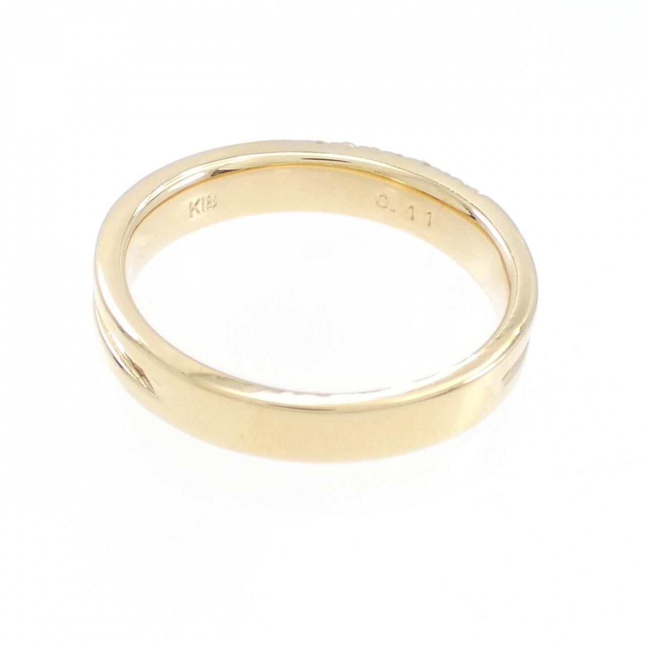 K18YG ダイヤモンド リング 0.11CT