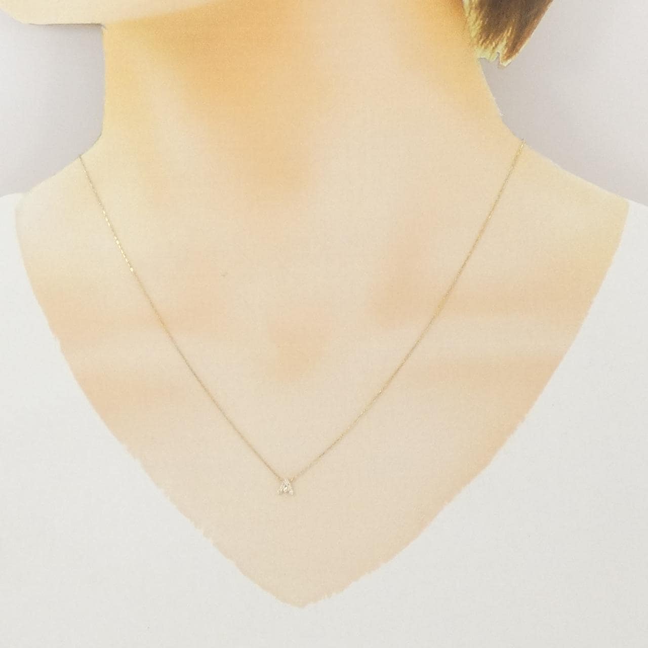 エテ ダイヤモンド ネックレス 0.04CT