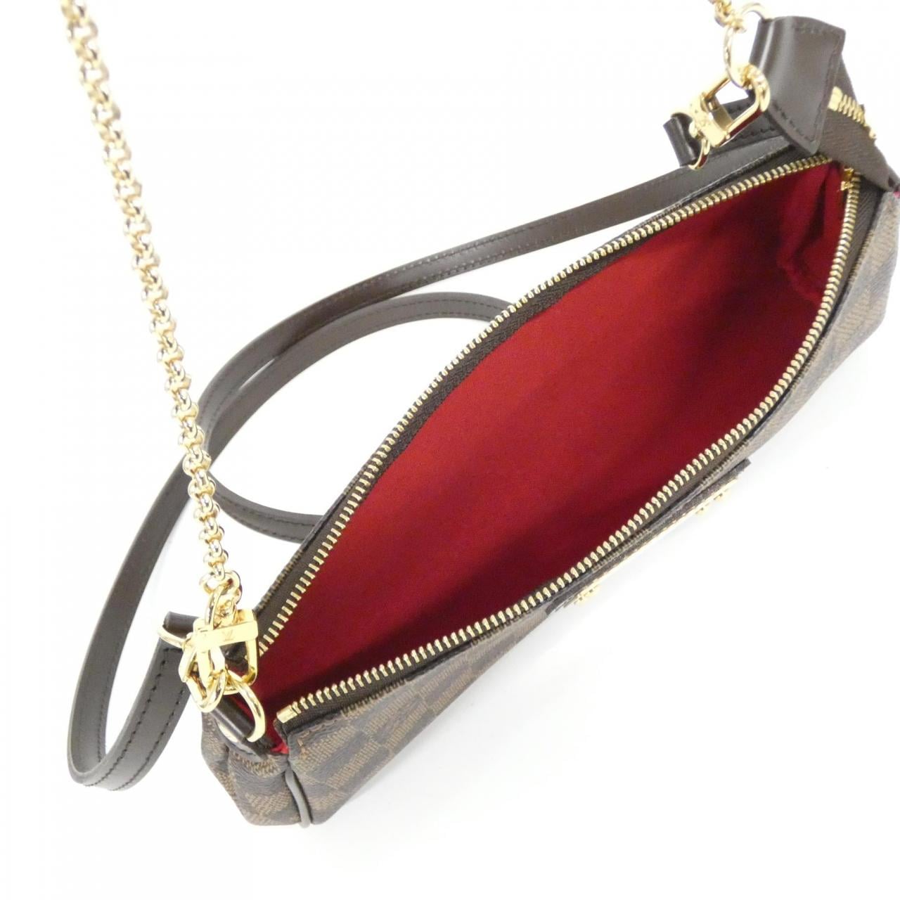 ルイヴィトン ダミエ エヴァ N55213 ショルダーバッグ