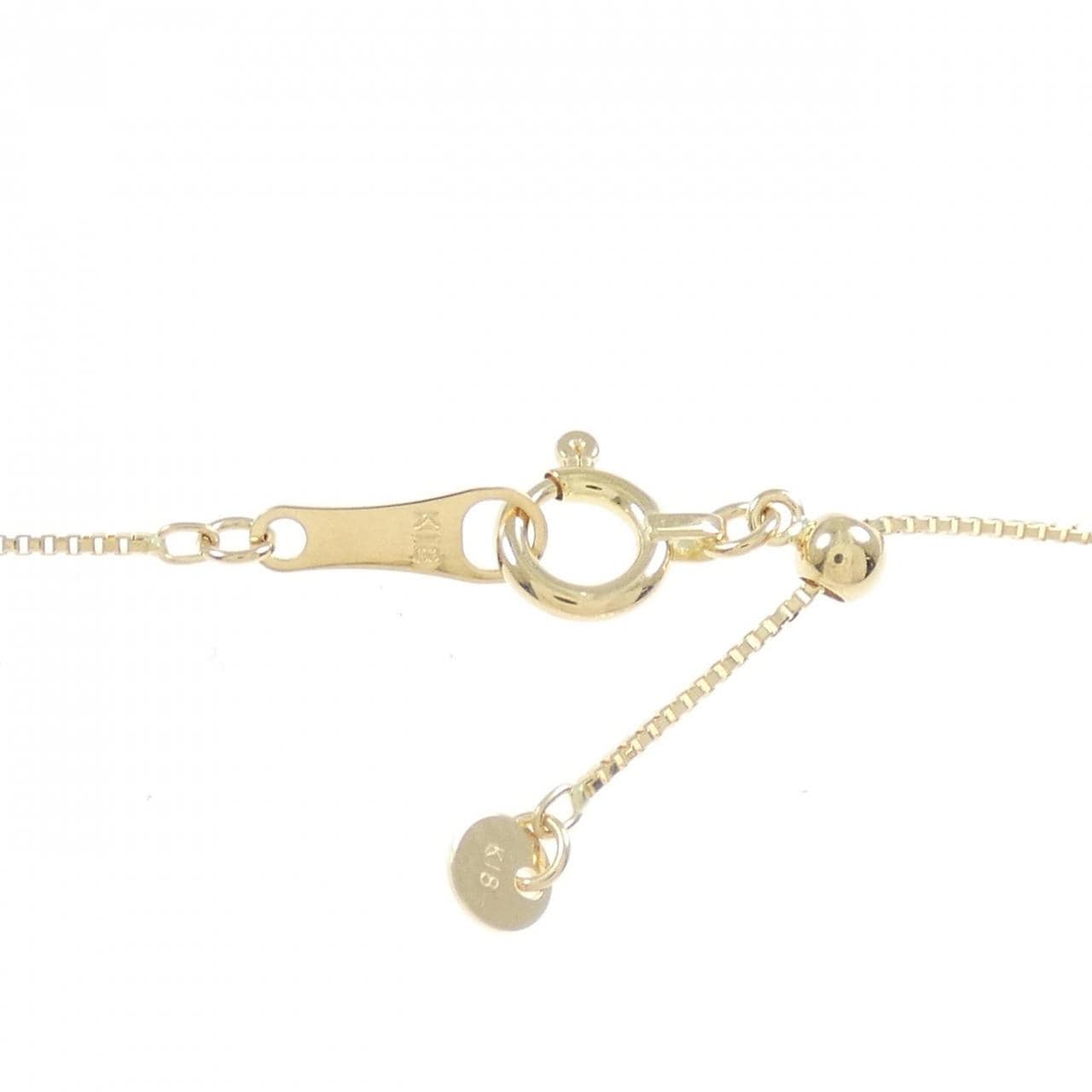 K18YG フクロウ ダイヤモンド ネックレス 0.25CT