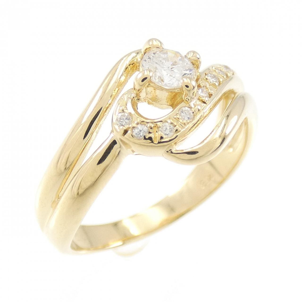 K18YG ダイヤモンド リング 0.22CT