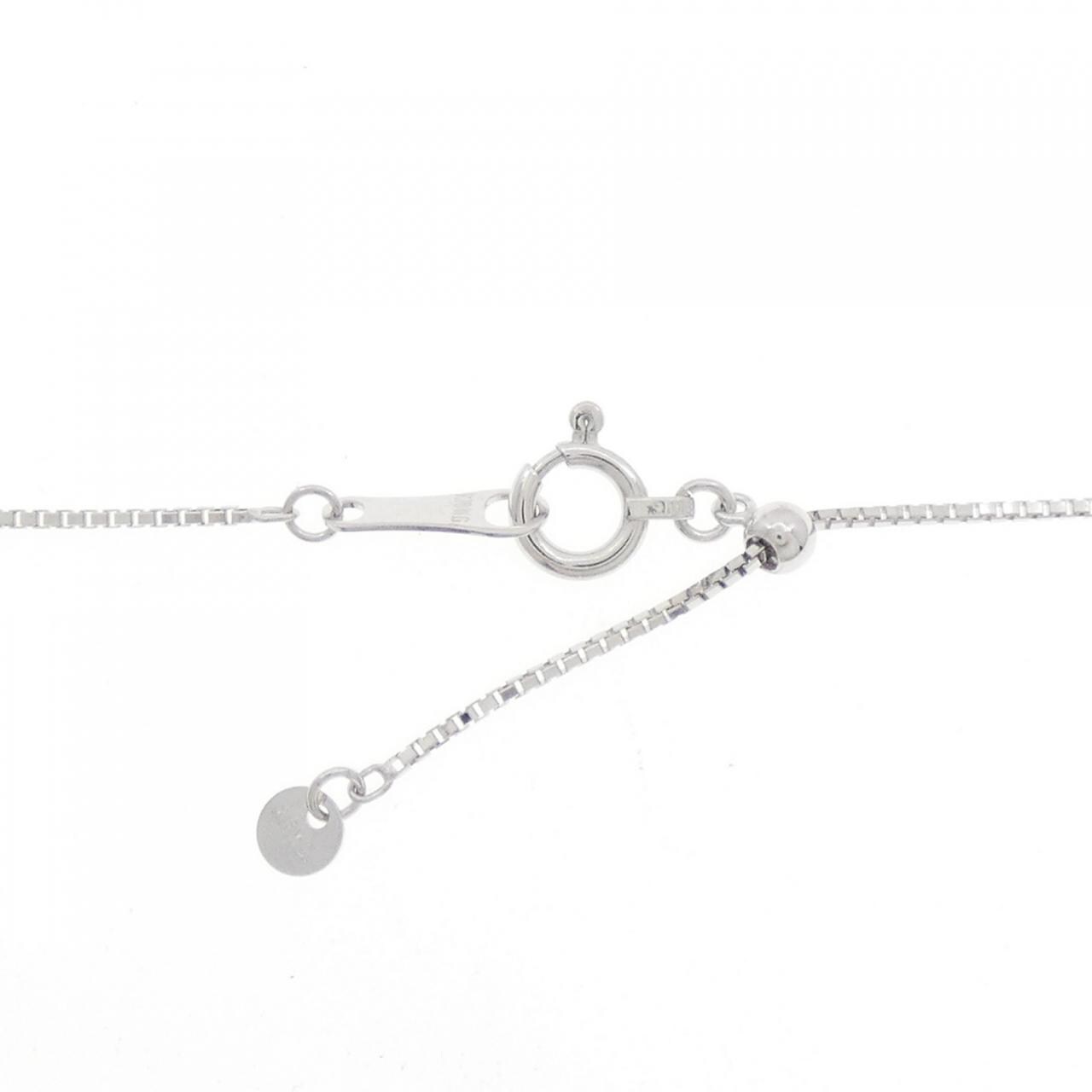 K18WG ダイヤモンド ネックレス 1.00CT