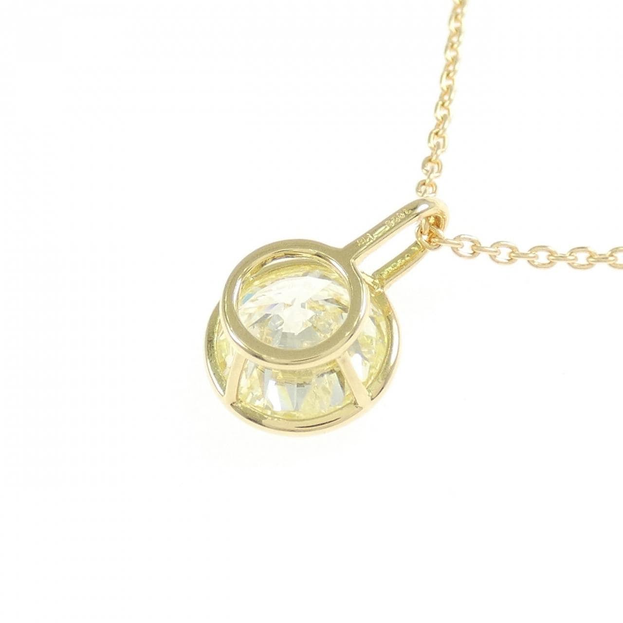 【リメイク】K18YG ダイヤモンド ネックレス 2.023CT LY I1 Good