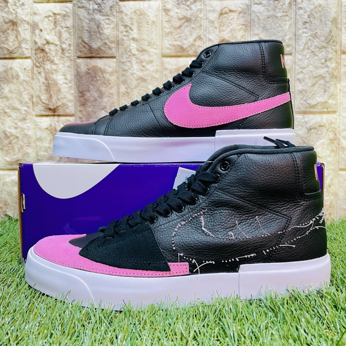 27 5cm ナイキ Sb ブレーザー ミッド エッジ Nike メンズ スニーカー 黒のフリマ商品 Kante Komehyo
