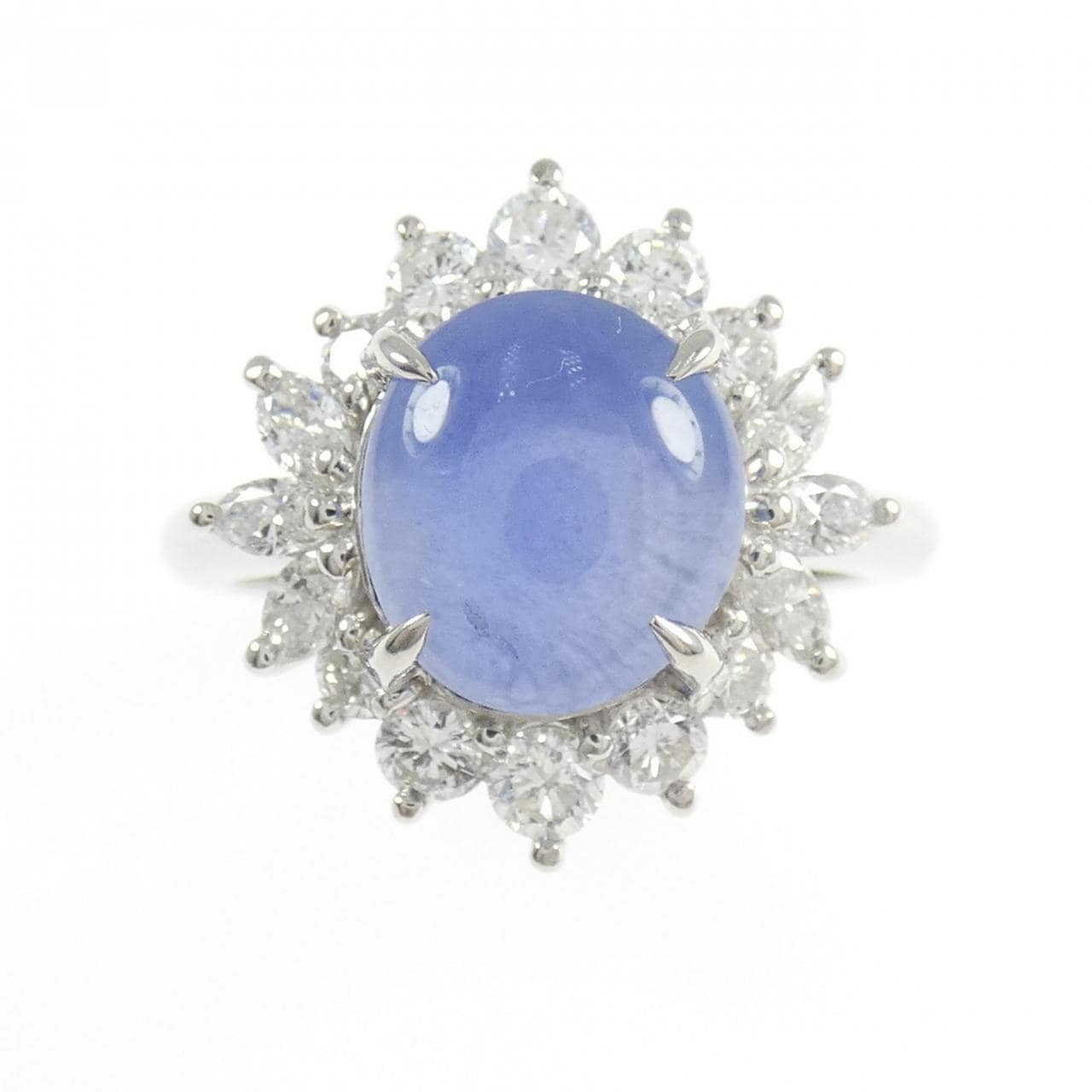 PT900 スターサファイヤ リング 4.91CT