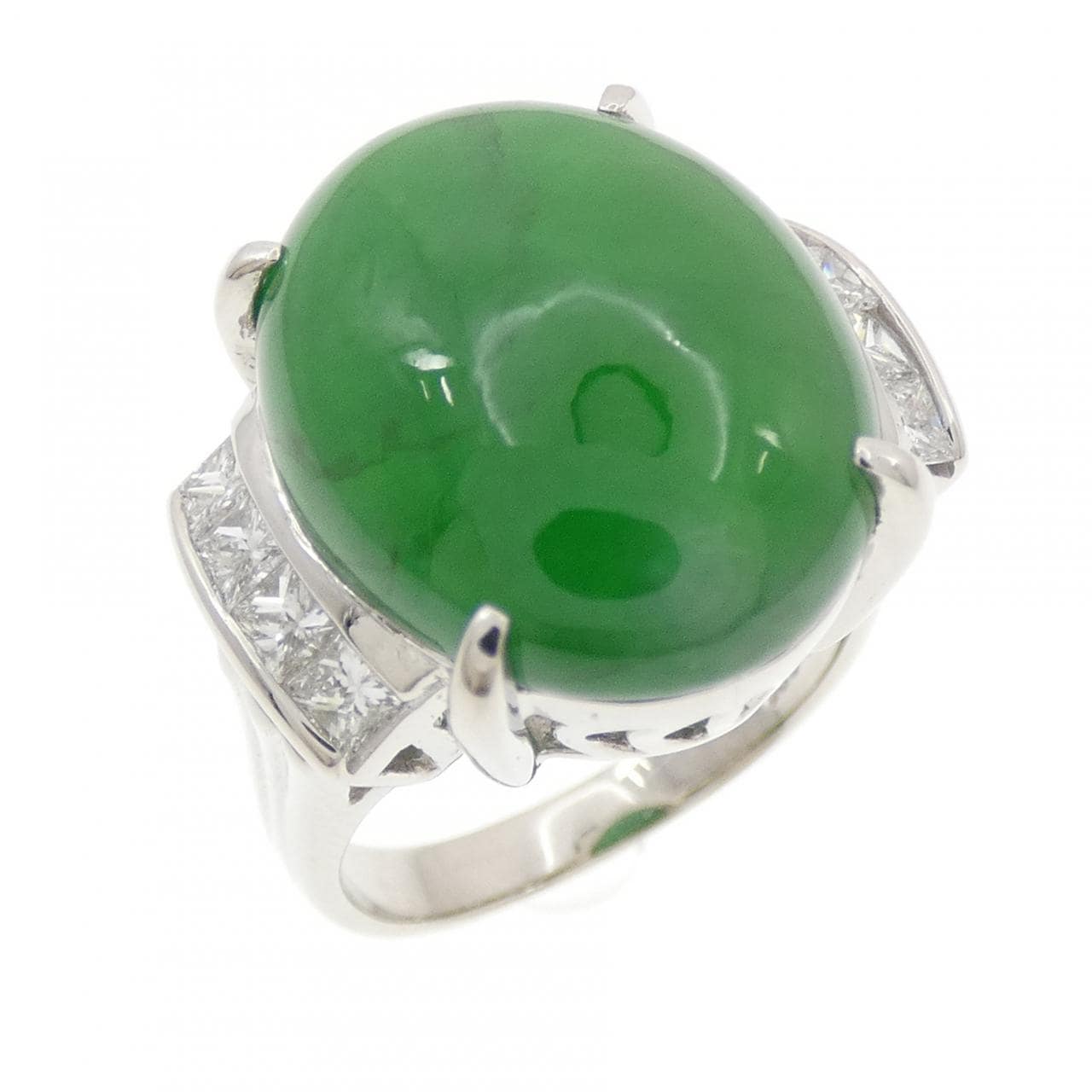 PT900 ヒスイ リング 12.65CT