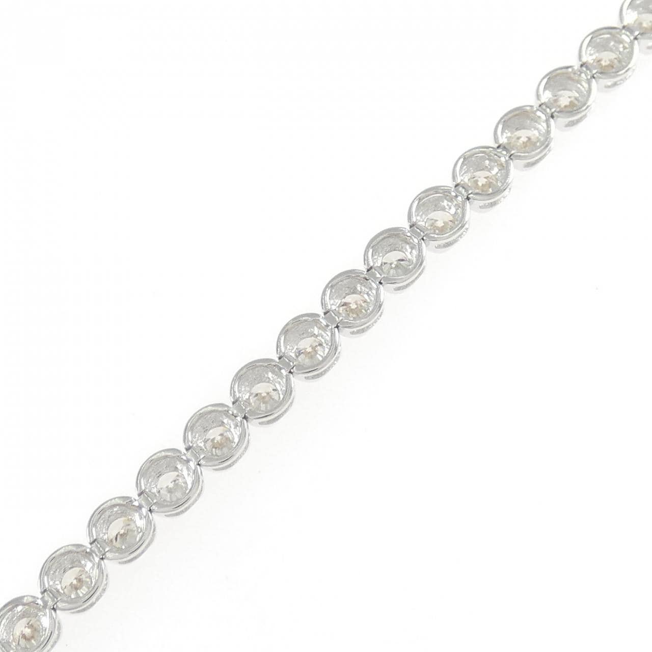 K18WG ダイヤモンド ブレスレット 3.00CT