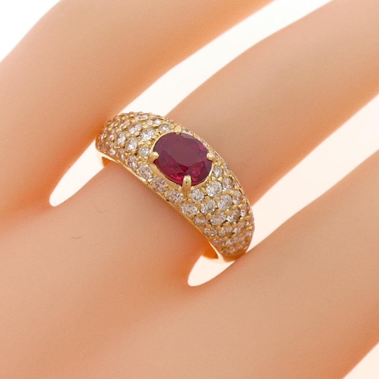 750YG ルビー リング 1.006CT