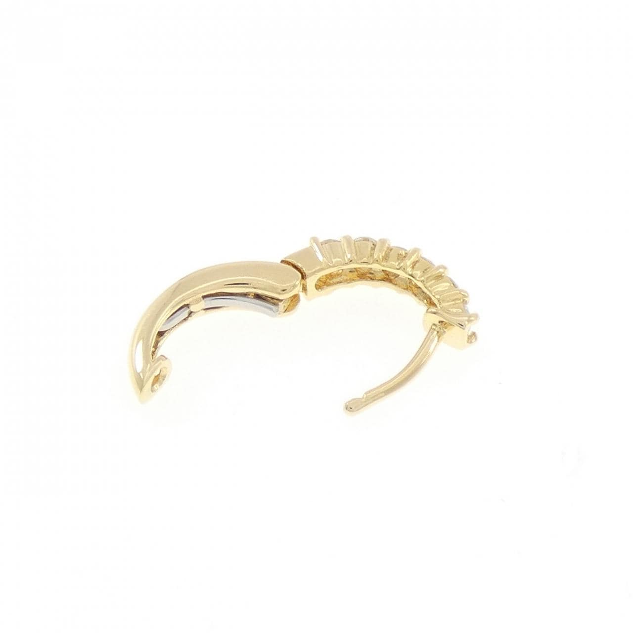K18YG ダイヤモンド ピアス 0.12CT 片耳