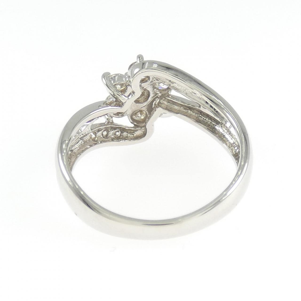 PT900 Flower Diamond Ring 0.50CT
