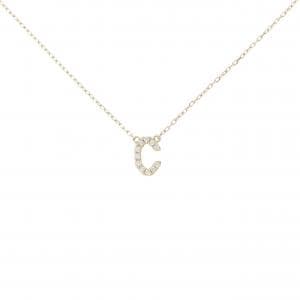 アーカー イニシャル ネックレス 0.05CT