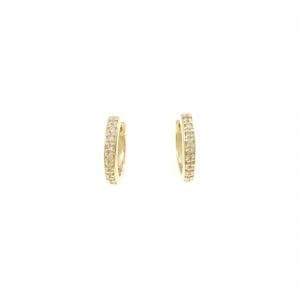 K18YG ダイヤモンド ピアス 0.10CT