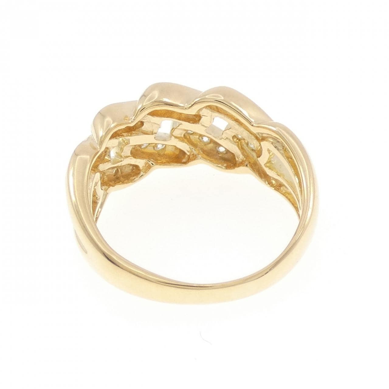 K18YG ダイヤモンド リング 0.30CT