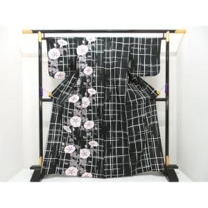 【新品】女ゆかた　片身替わり　Ｆサイズ