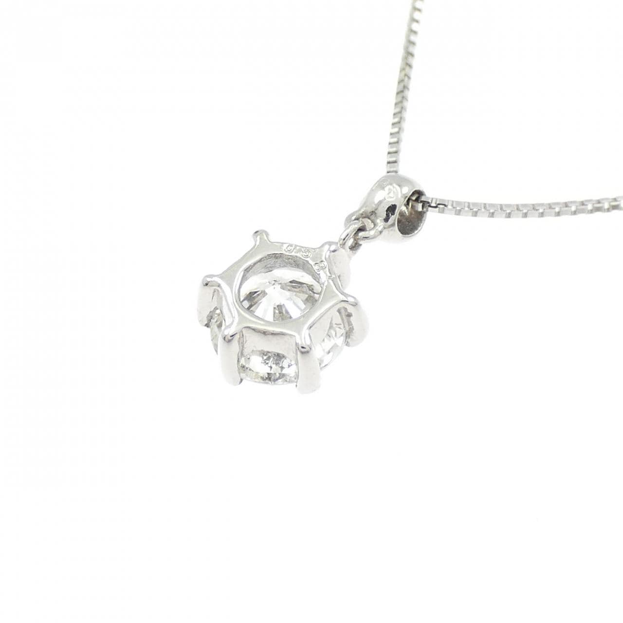 PT/PT850 ソリティア ダイヤモンド ネックレス 0.581CT