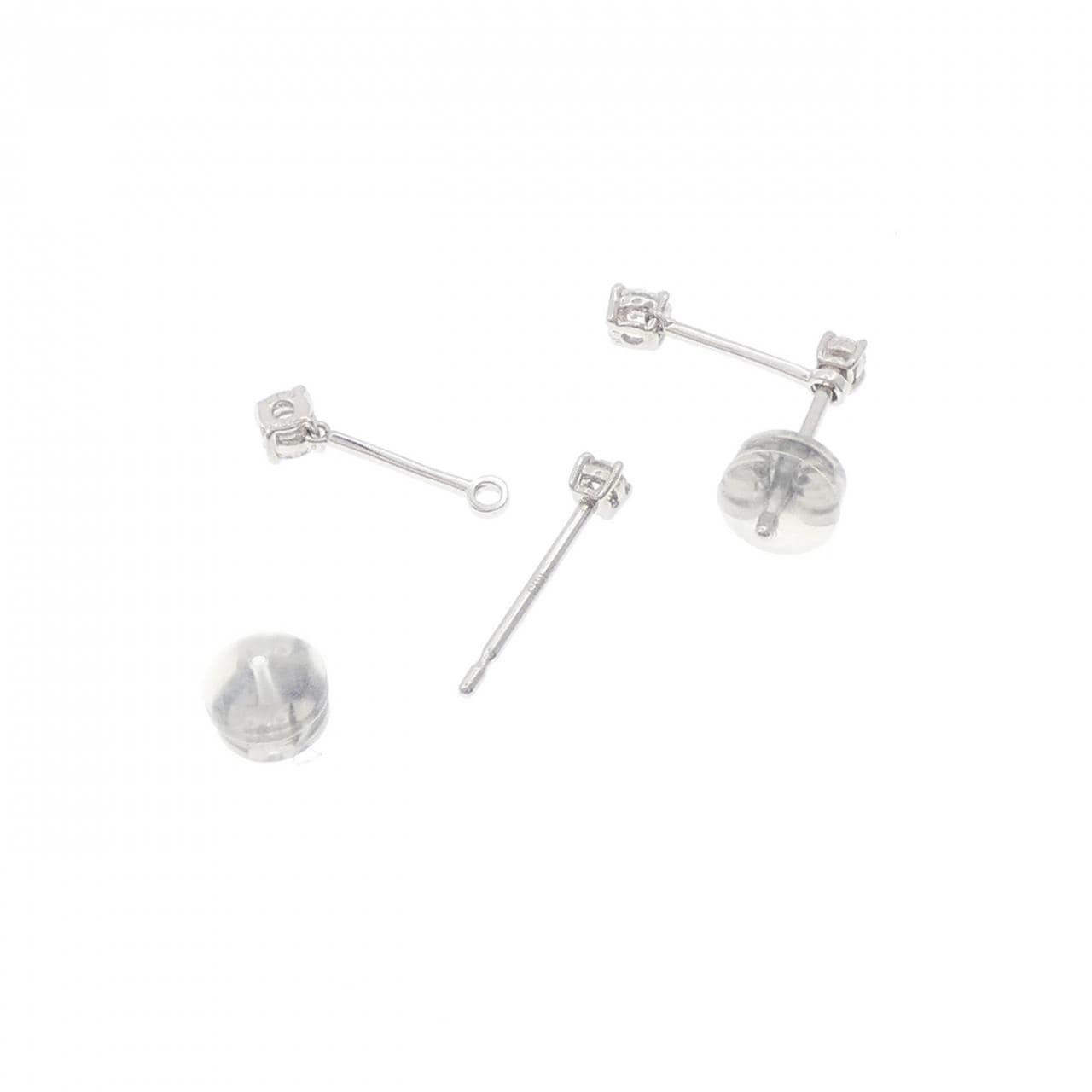 PT900 2WAY ダイヤモンド ピアス 0.30CT