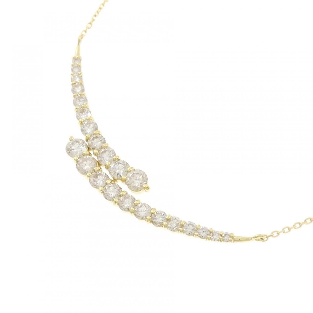 K18YG ダイヤモンド ネックレス 1.00CT