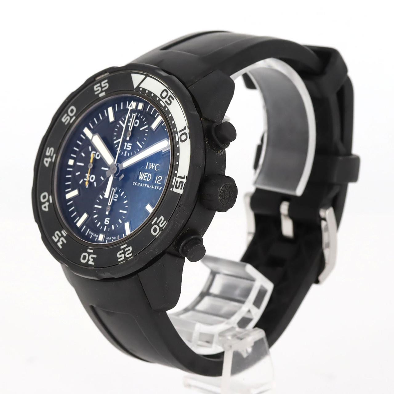 【ノーメンテナンス還元価格】IWC アクアタイマークロノ･ガラパゴスアイランド IW376705 SSxラバー 自動巻