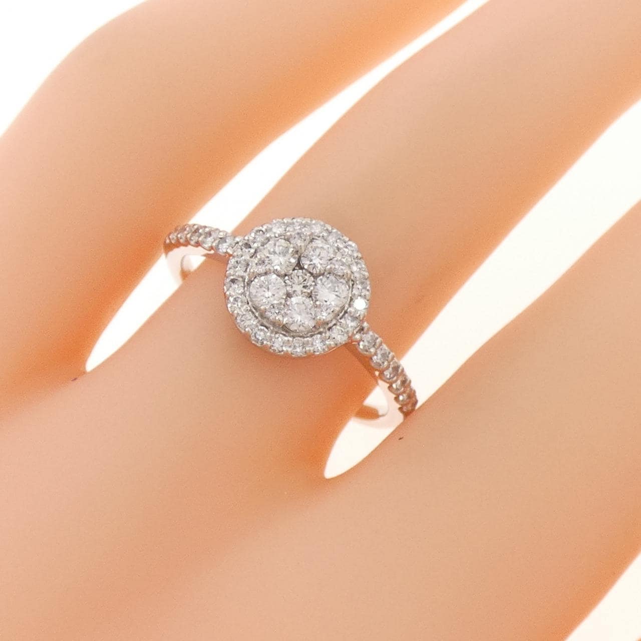 PT900 Diamond Ring 0.50CT