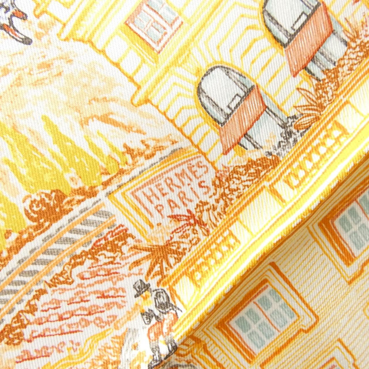 エルメス LES FOLIES DU FAUBOURG カレ スカーフ