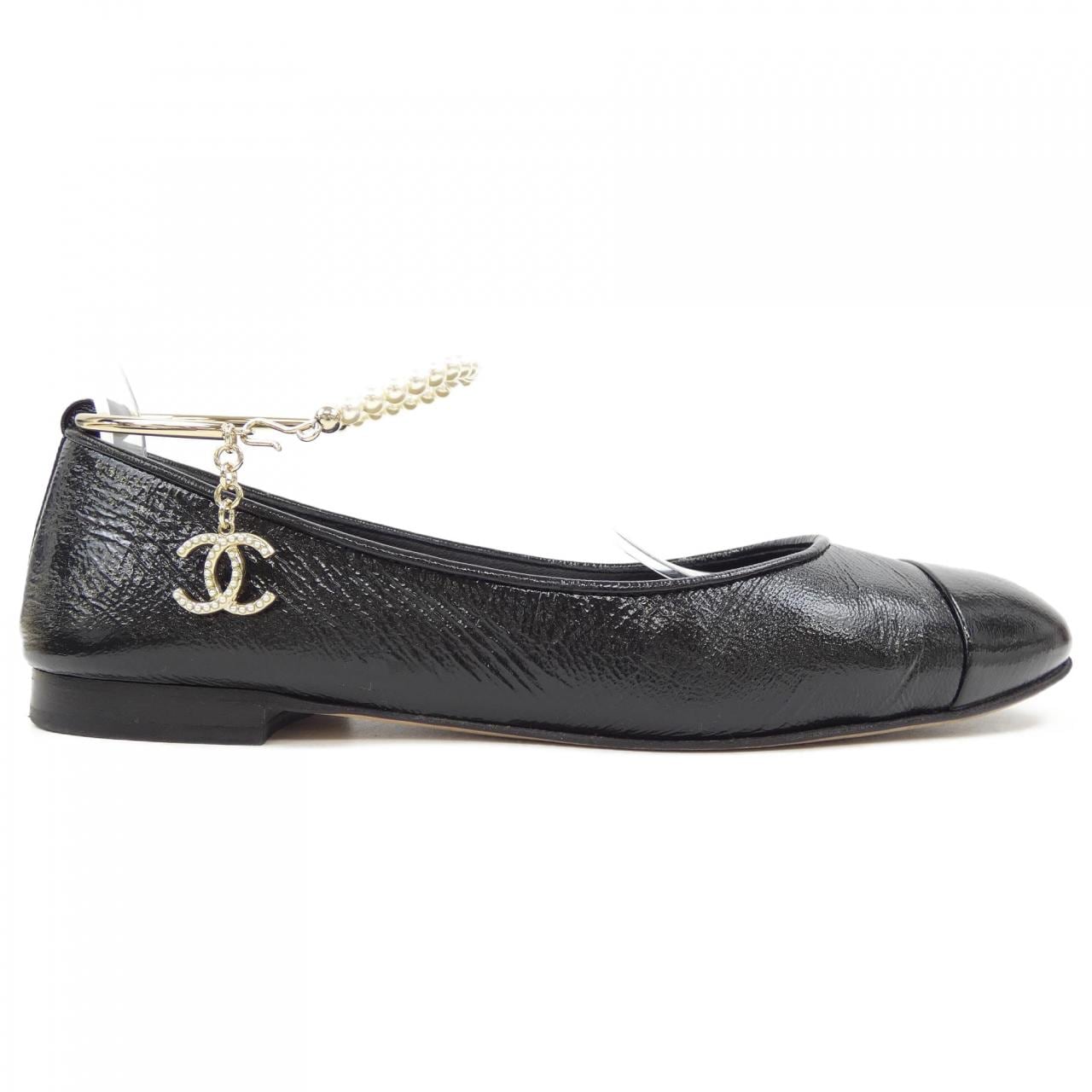シャネル CHANEL バレリーナ G38986X56858 フラットシューズ