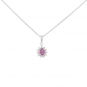 PT ルビー ネックレス 0.41CT