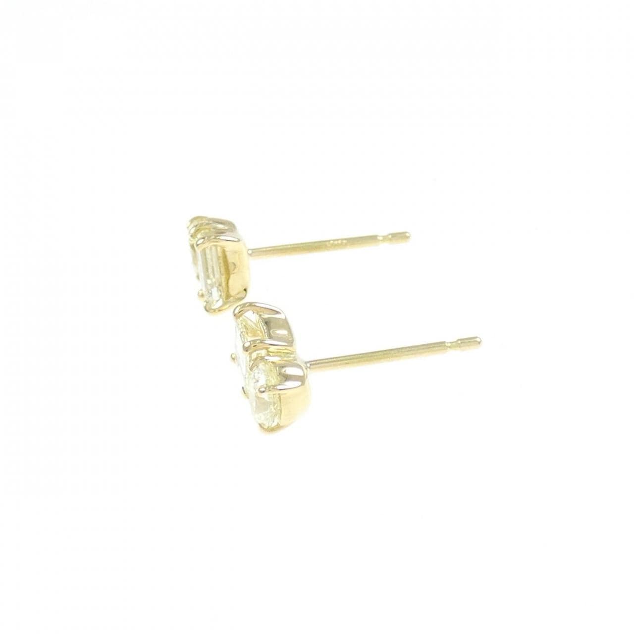 [新品] K18YG钻石耳环 0.60CT