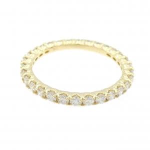【新品】K18YG フルエタニティ ダイヤモンド リング 1.00CT