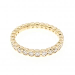 K18YG フルエタニティ ダイヤモンド リング 1.00CT