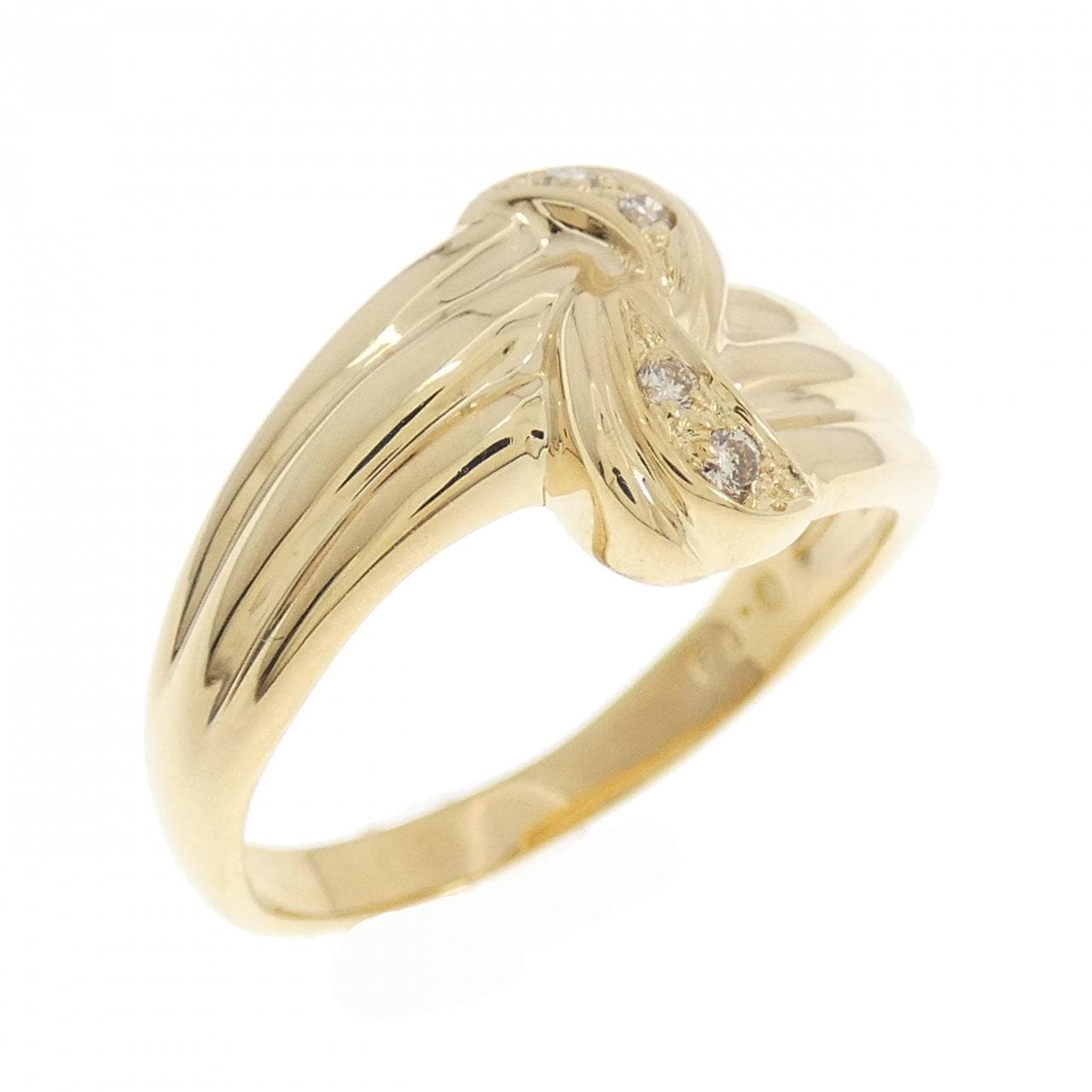 K18YG ダイヤモンド リング 0.04CT
