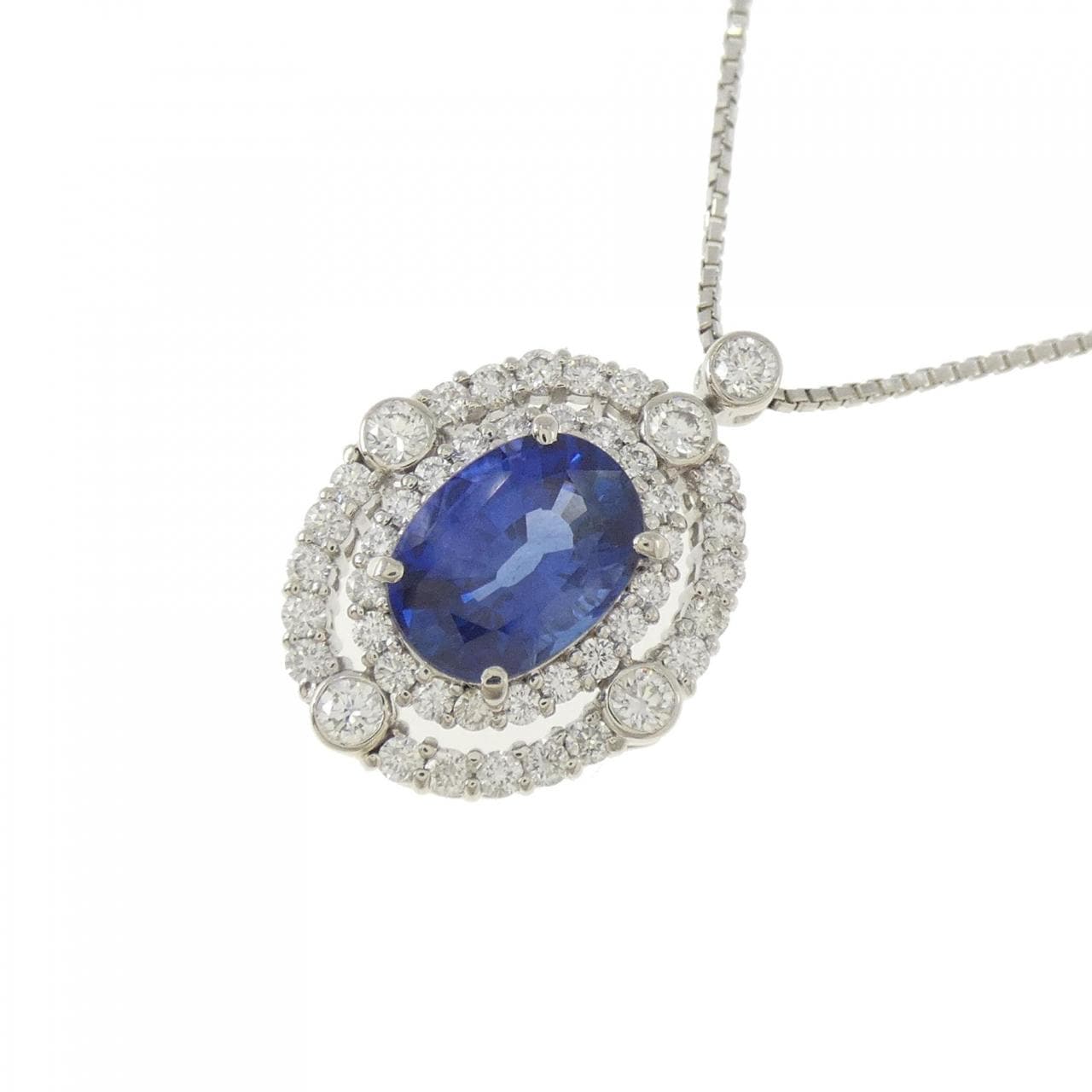 PT900/PT850 サファイヤ ネックレス 3.034CT