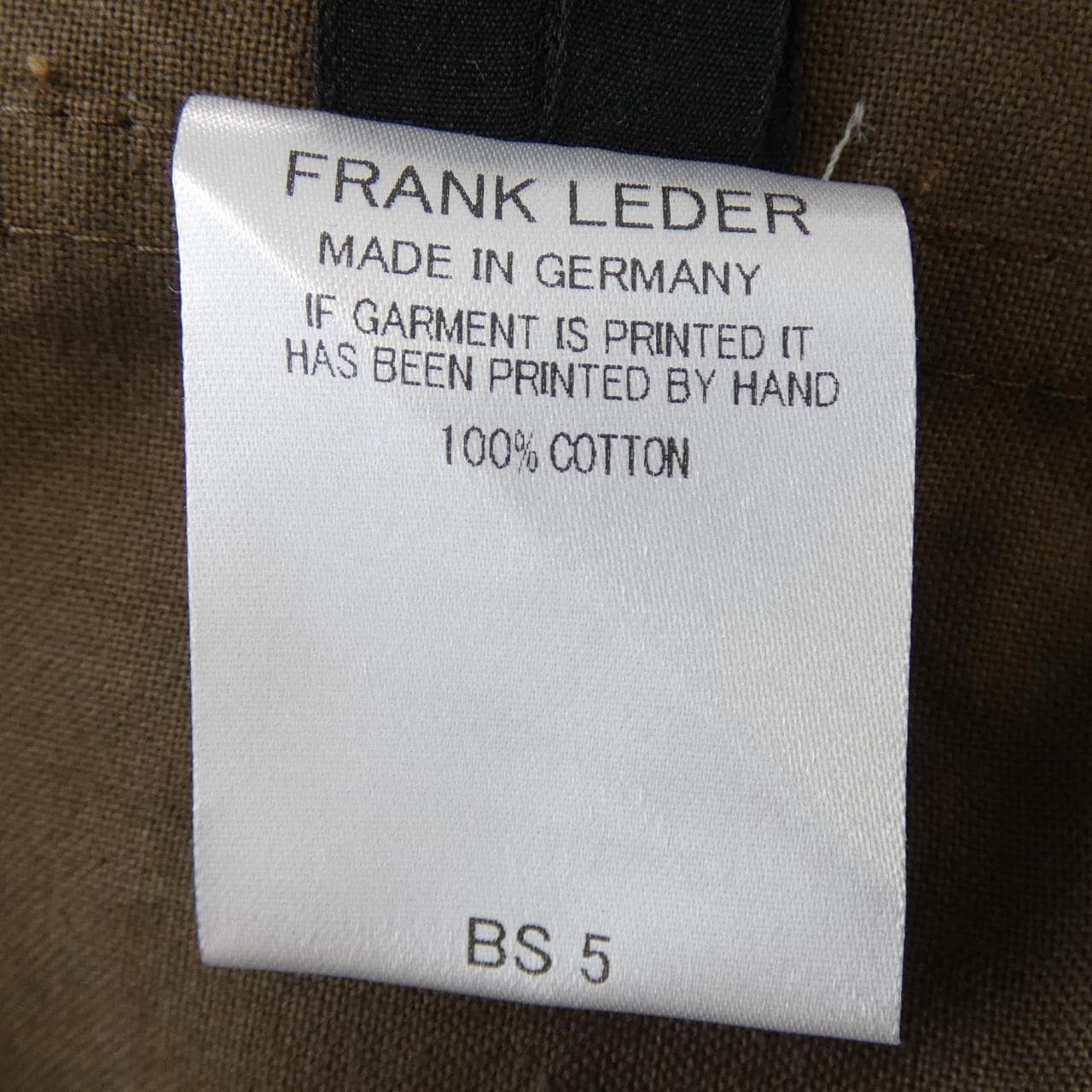 フランクリーダー FRANK LEDER シャツ