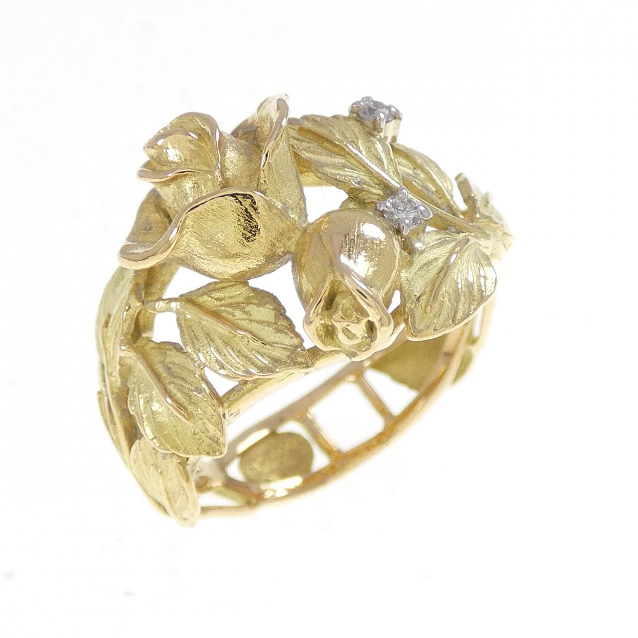 アズ タイム ローズ ダイヤモンド リング