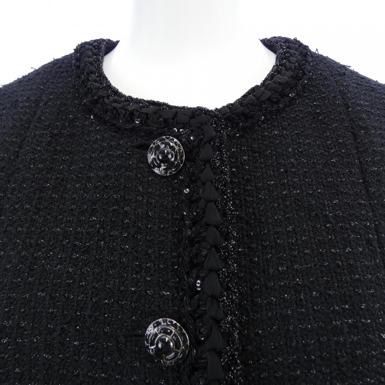 シャネル CHANEL LOOK19 P79349V71607 25S ノーカラージャケット
