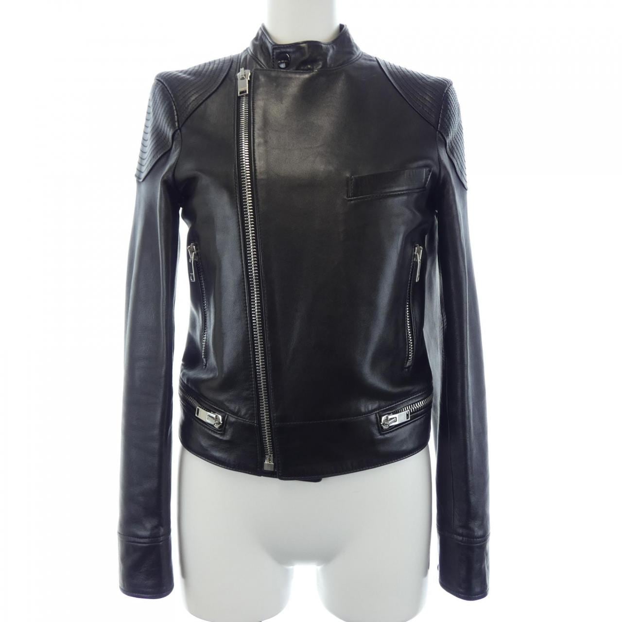 サンローラン SAINT LAURENT 313573 Y5HAD レザーライダースジャケット