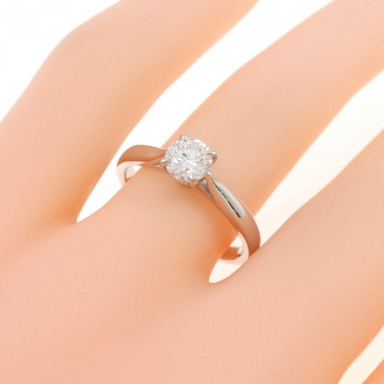 PT900 ダイヤモンド リング 0.509CT E VS2 3EXT H&C