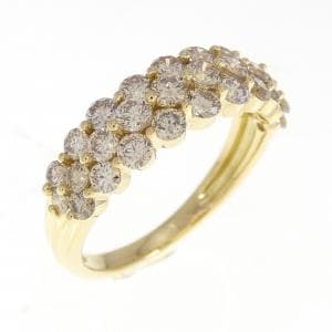K18YG ダイヤモンド リング 1.40CT