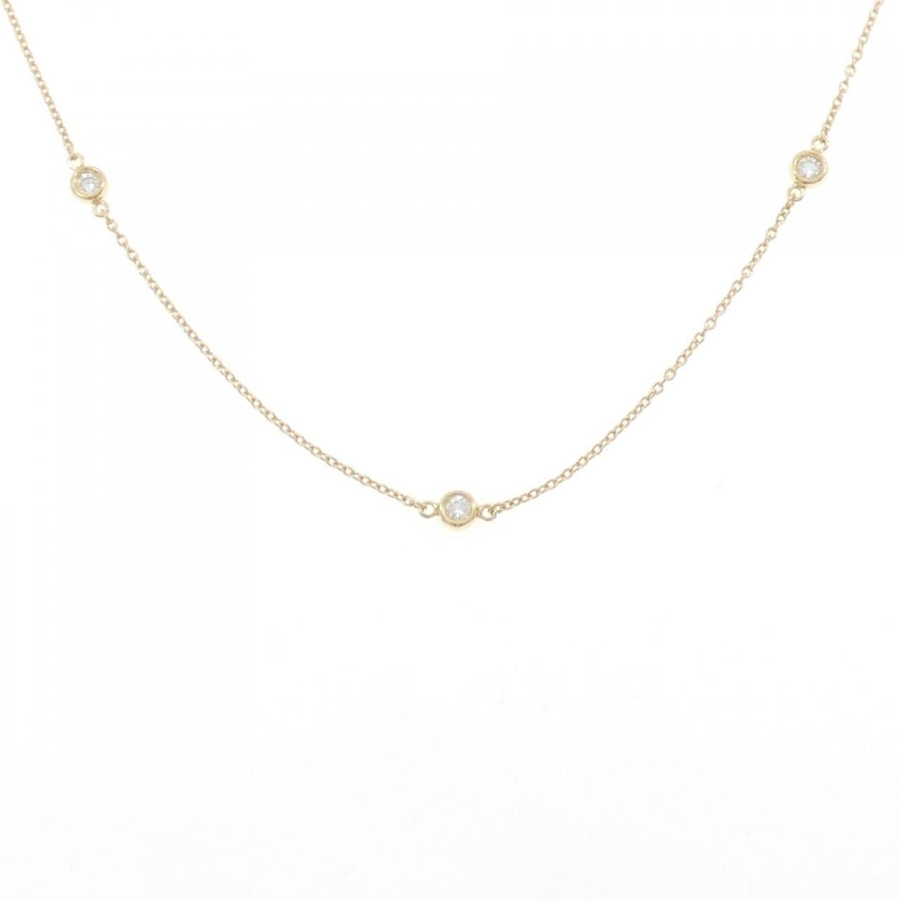 K18YG ダイヤモンド ネックレス 0.15CT