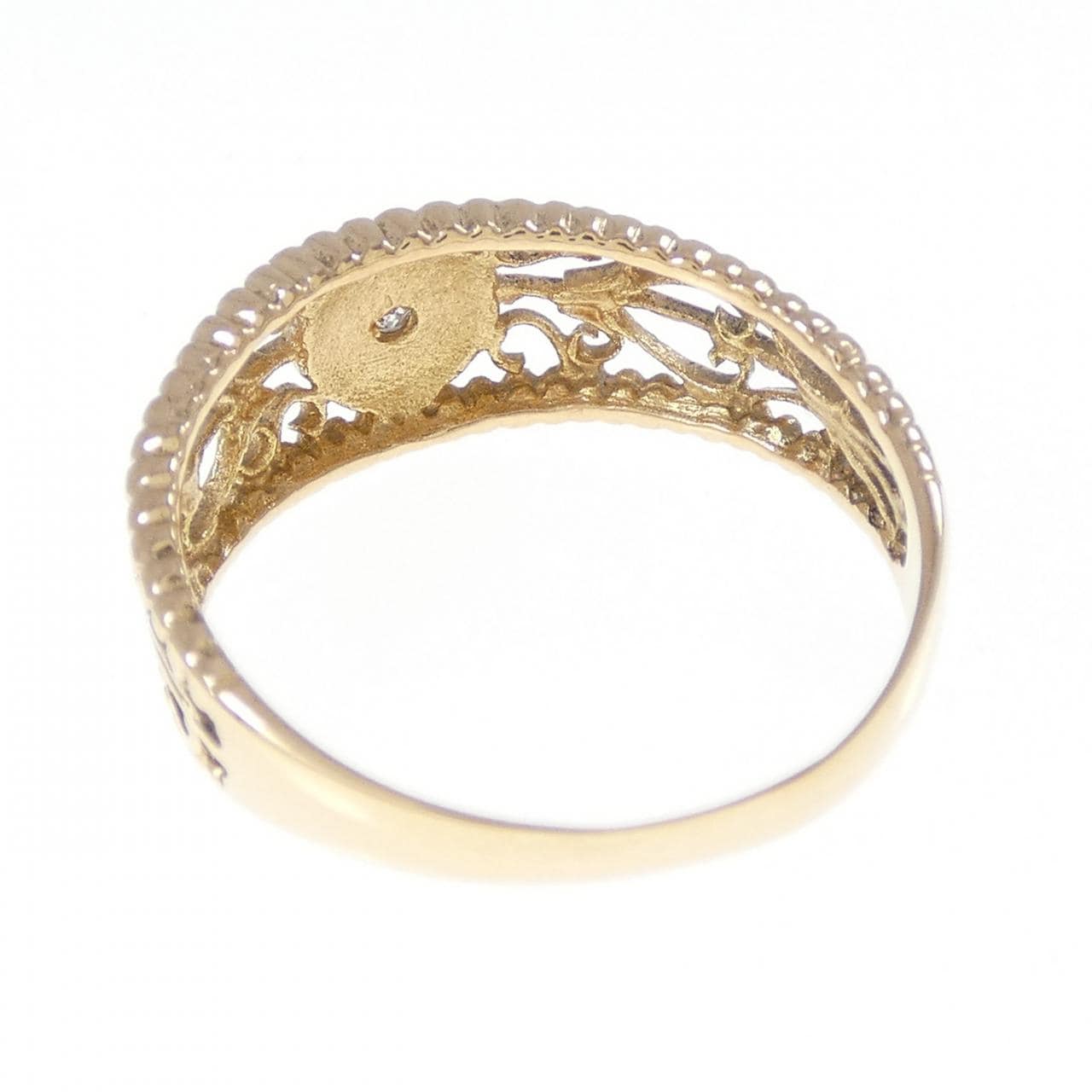 K18YG ダイヤモンド リング