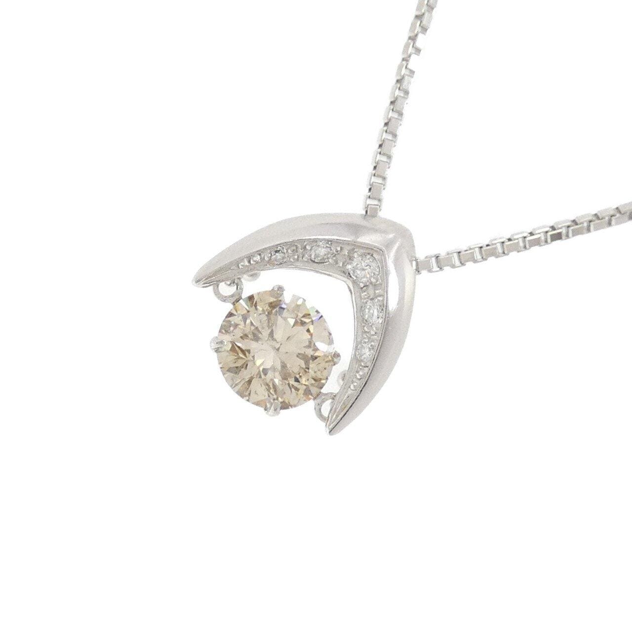 PT900/PT850 ダイヤモンド ネックレス 1.055CT