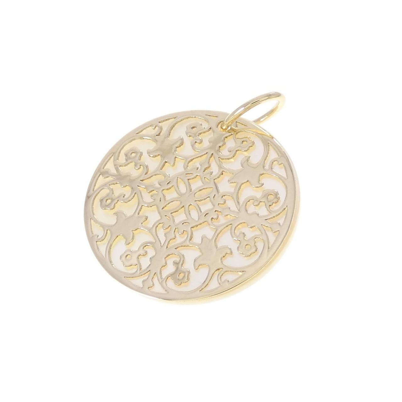 K18YG マザーオブパール ペンダント