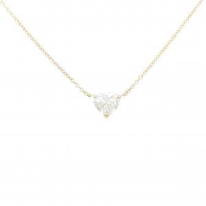 【リメイク】K18YG ダイヤモンド ネックレス 0.556CT H SI2 ハートシェイプ