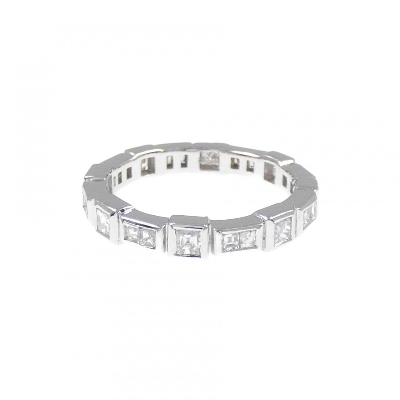 【新品】K18WG フルエタニティ ダイヤモンド リング