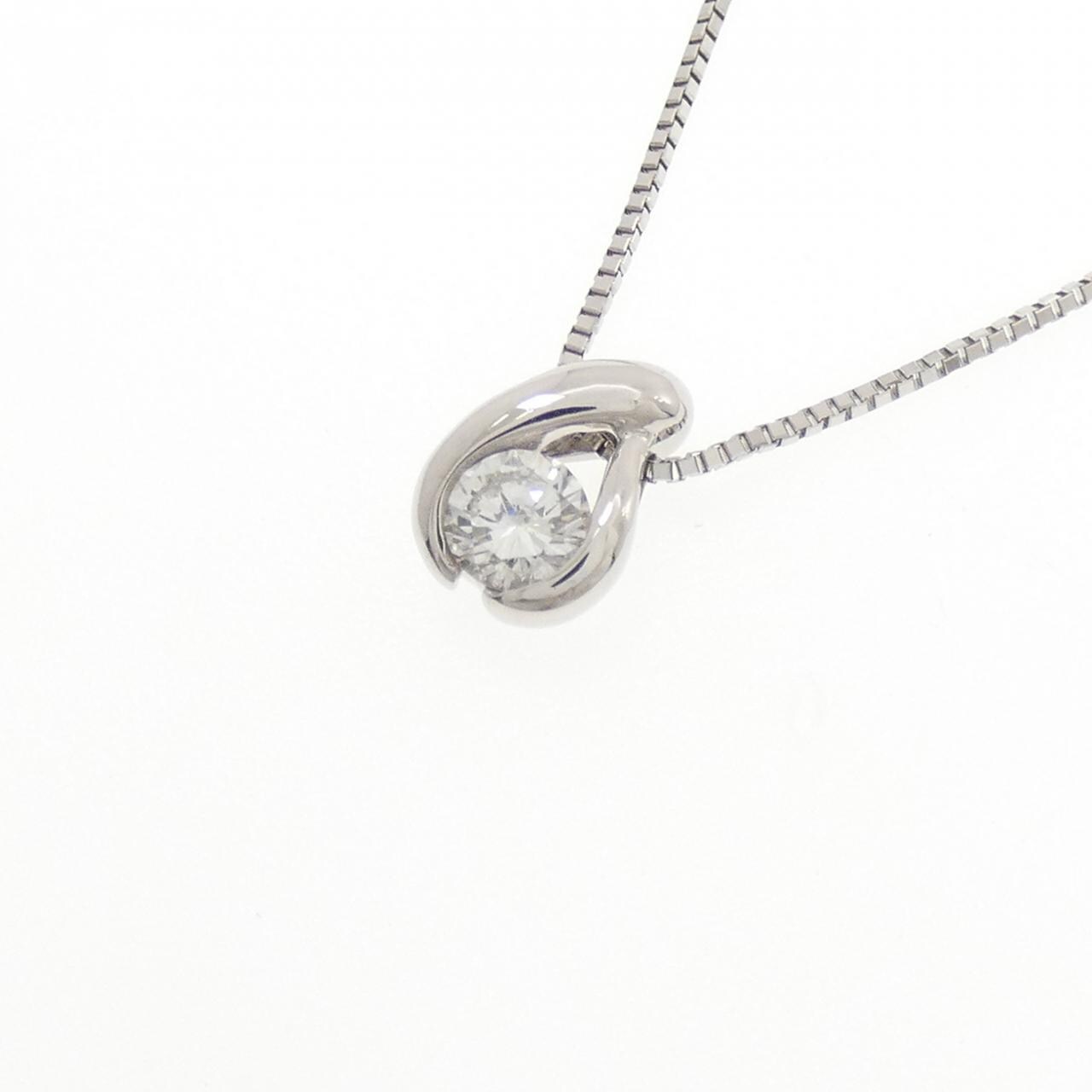 PT900/PT850 ダイヤモンド ネックレス 0.214CT