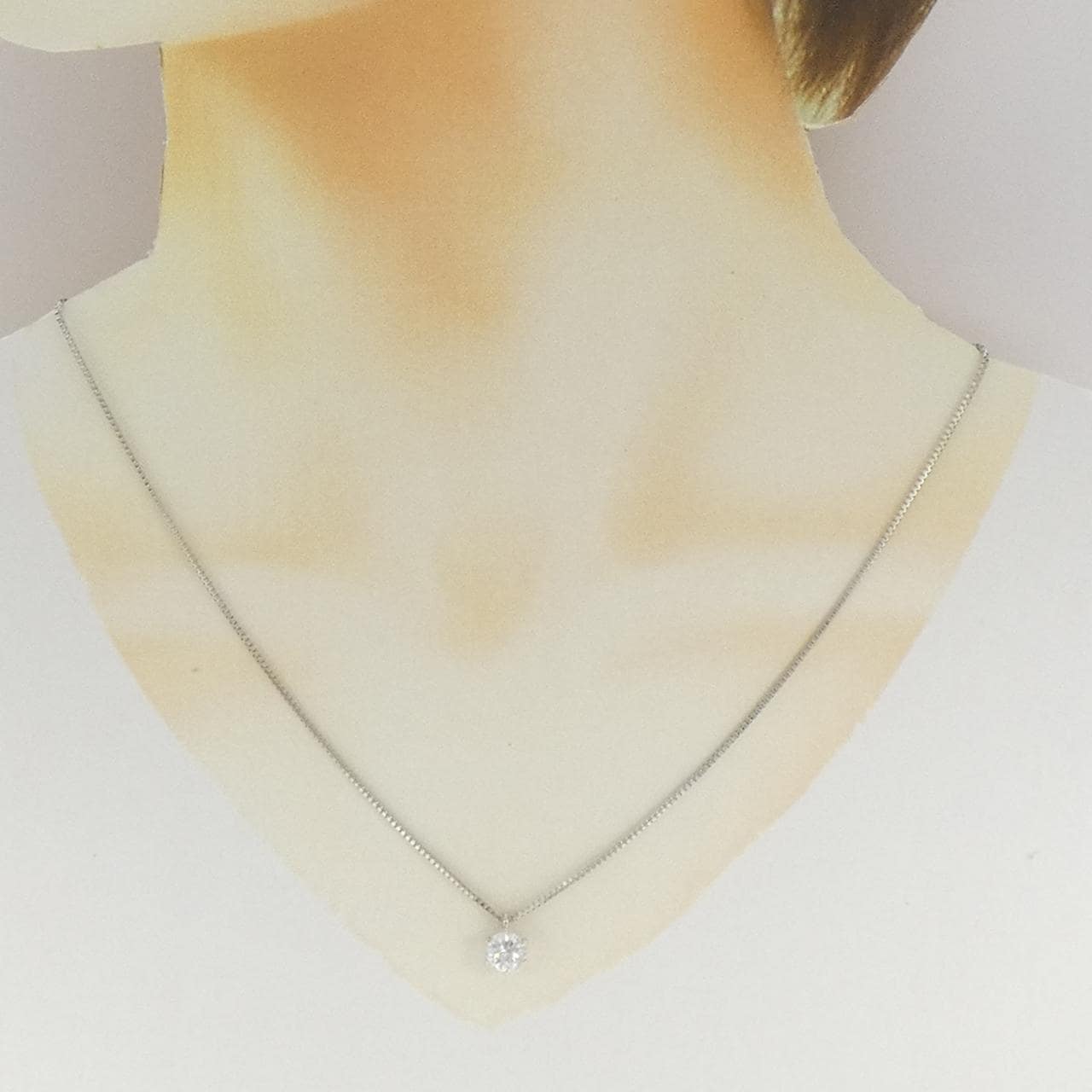 PT900/PT850 ダイヤモンド ネックレス 1.018CT D SI2 Good