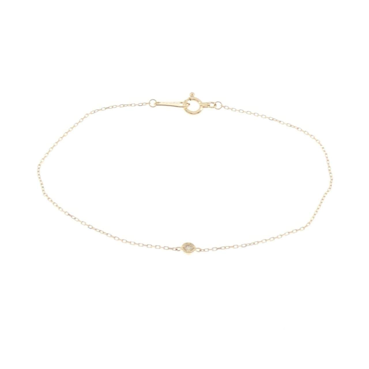 アガット ダイヤモンド ブレスレット 0.03CT