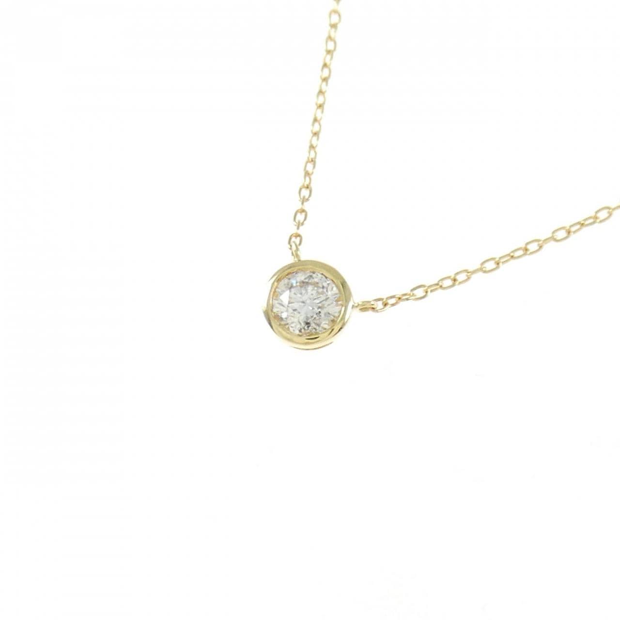 K18YG ダイヤモンド ネックレス 0.29CT