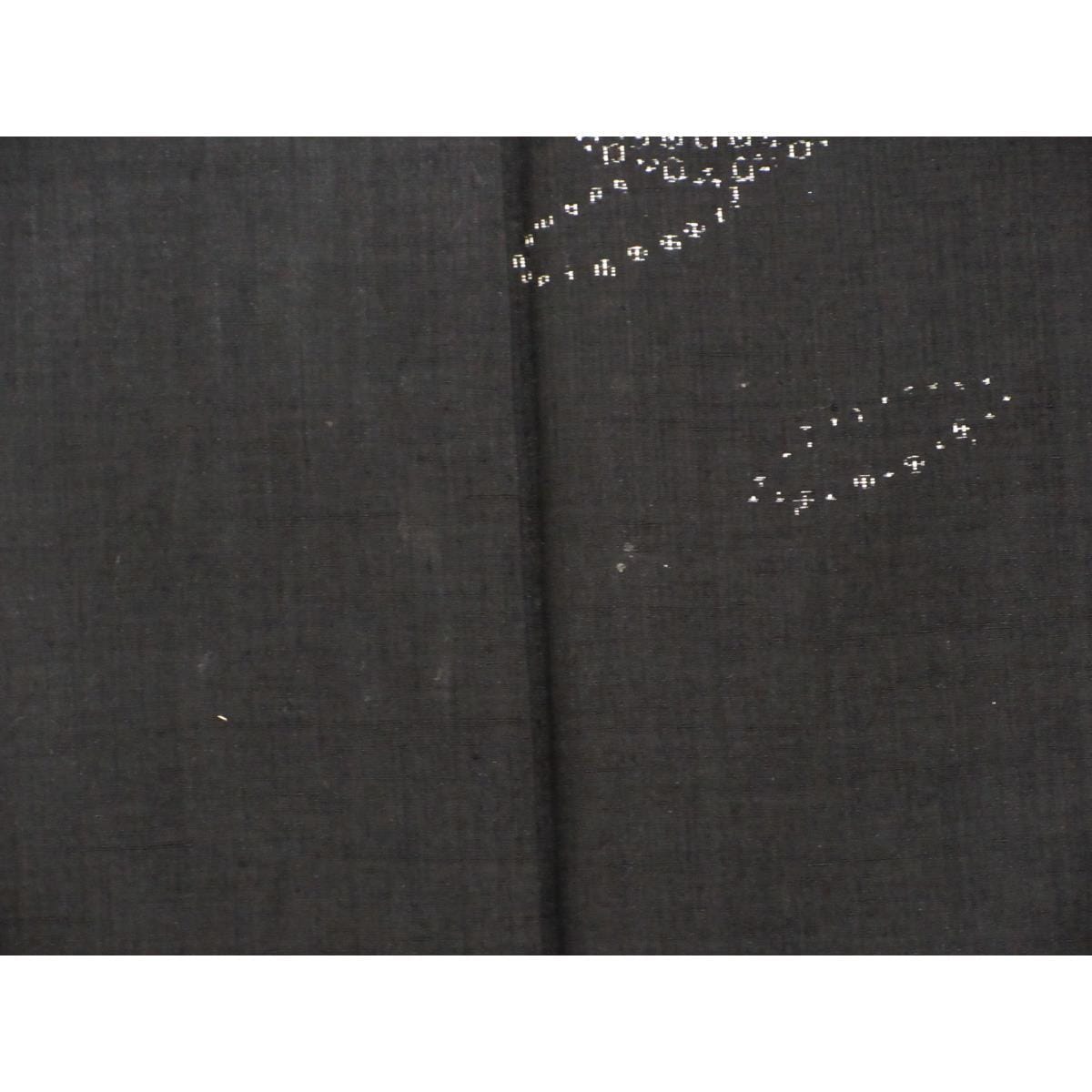 紬　【本場結城紬】証紙付　胴抜き仕立