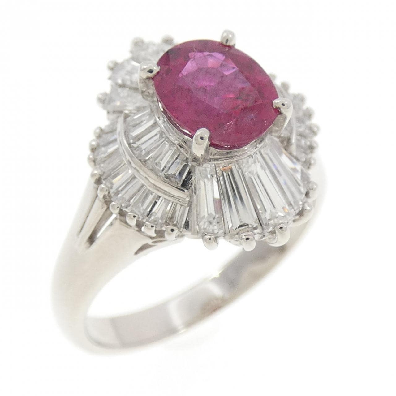 PT900 ルビー リング 1.13CT